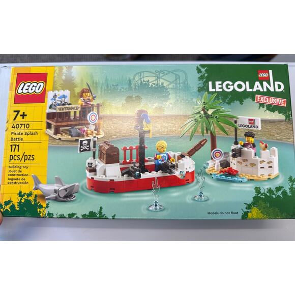 Lego 40710 Legoland Exclusive Pirate Splash Battle Ages 7+ Complete Set With Box - Picture 1 of 9